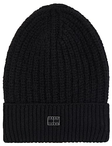 Bonnet Tommy Jeans AW0AW15462 Woman en maille fine avec laine de qualité