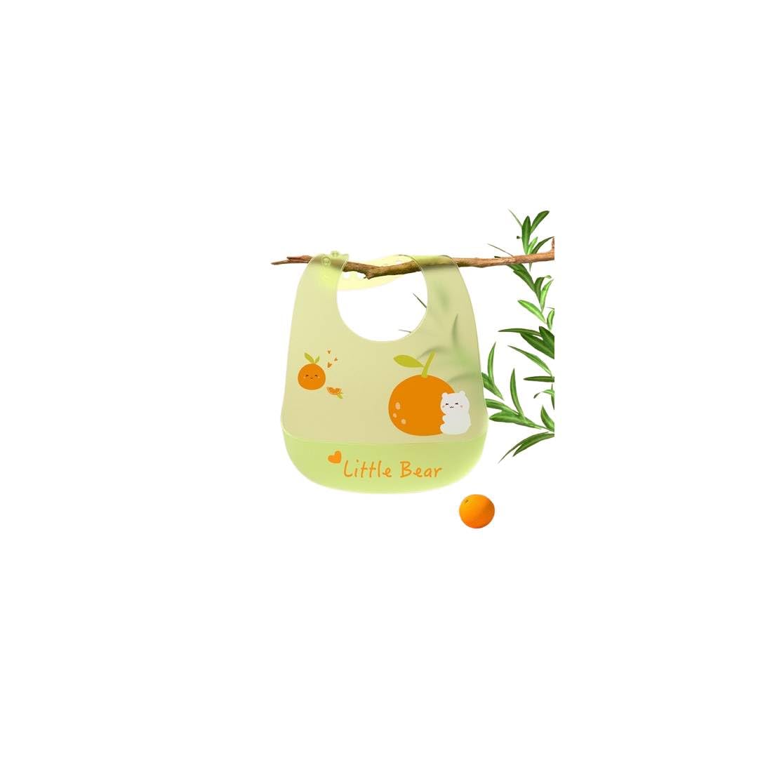 VALUEVIBES Silicone Baby Bib – Waterproof & Lightweight Feeding Bib with Food Catcher Pocket | Soft & Adjustable Baby Eating Bib for Infants & Toddlers (Packof 2)-image-28