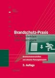 Brandschutz-Praxis für Architekten und Bauingenieure: Brandschutzvorschriften nach dem neuen Brandschutzkonzept der Bauordnungen. Aktuelle ... mit Plänen, Details und Brandschutzkonzepten