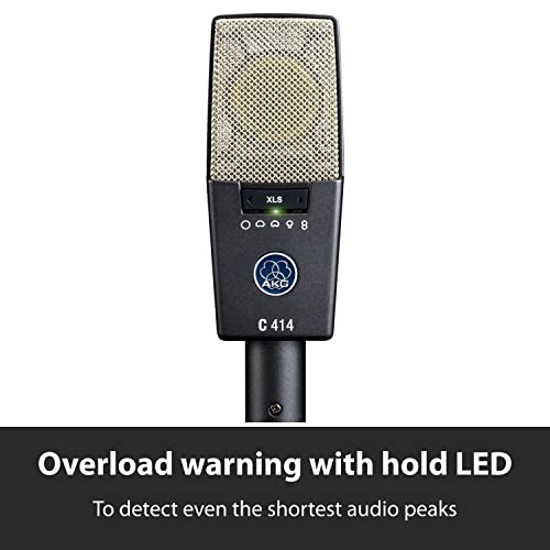 Akg Pro Audio C414 Xls Instrument Condenser Microphone, Multipattern #TOP2