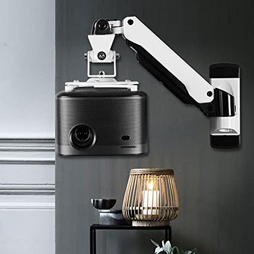 Soporte de Proyector de Pared Rotación 360 Grados Ajustable hasta 16.53 Libras 5