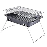 - Design des sinkenden Aschetrogs: Verbessern Sie den Brennraum der Holzkohle, die Feuerkraft ist stark, das untere Carbon-Mesh-Design, Holzkohle kann vollständig verbrennen.