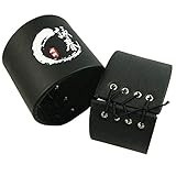 ✅ Material: außen schwarzes Kunstleder, innen hochwertiges elastisches Polyester