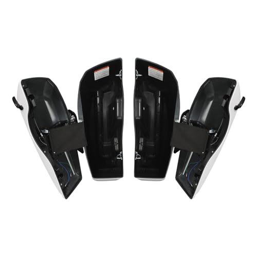 Alforjas duras HR3 White Onyx Pearl compatibles con modelos Road Glide y Street Glide 2024-2025, ajuste para FLHXSE FLTRXSE 2023-later, FLTRXSTSE 2024-later, FLHXU 2025-later miniatura 6