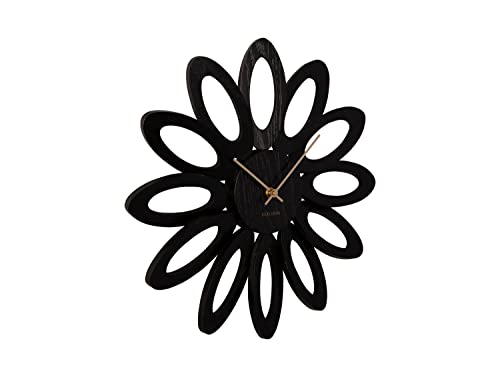 Karlsson Wall Clock 'FIORE' Black 40cm (KA5891BK) - Image 2
