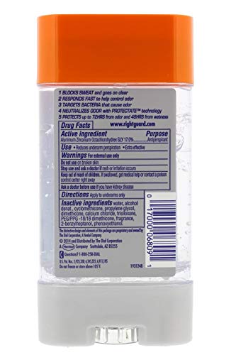 Right Guard Total Defense 5 Power Gel Antitranspirante 4x113g miniatura 2