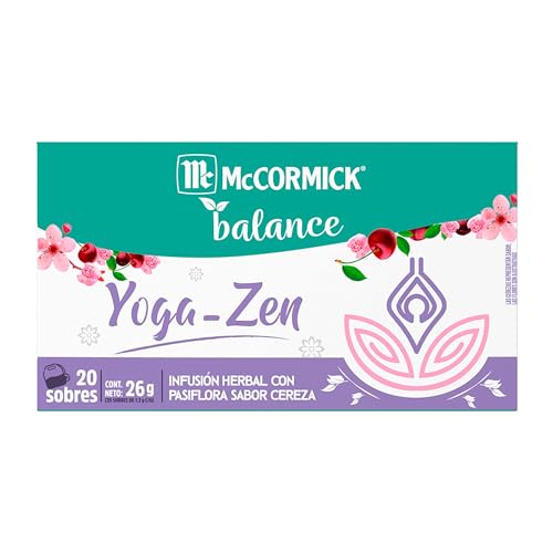 Reviews de Serenate te Top 10. 47 McCormick Té Balance Yoga - Zen Sabor Cereza 20 sobres