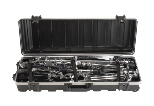 Image of SKB Compact Stand Case 36-1 /2 x 11-7 /8 x 8-1 /4 with Wheels & Straps, TSA Latches, Over molded Handle