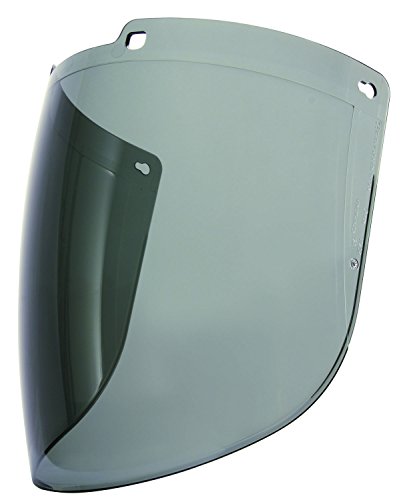UVEX by Honeywell S9575 Uvex Turboshield Gray Polycarbonate Replacement Visor, Gray Lens with Dual Anti-Scratch/Anti-Fog Lens Coating.