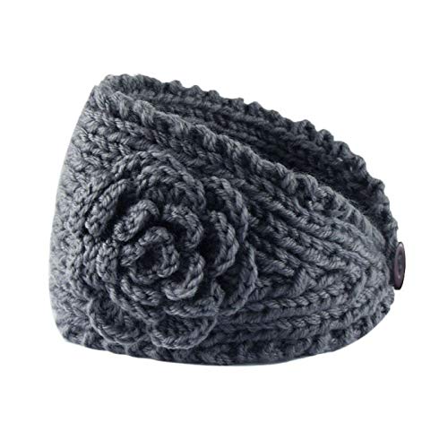 Yukong Knit Headband knitted Ear Warmer Women Teens, Elastic Knit Head Wrap Hairband Twisted Hair Accessories for Women
