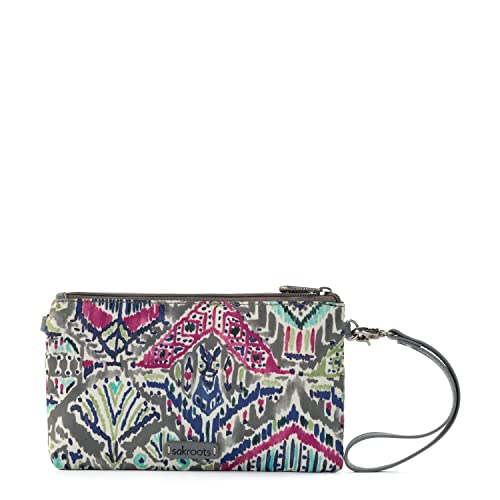 Sakroots Womens Corin Smartphone Flap Crossbody In Eco-Twill Cross Body Handbags, Slate Brave Beauti, One Size Us #TOP4