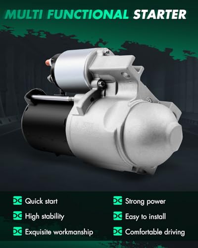 Image of SCITOO Starters New Compatible for Chevrolet for Lumina for Oldsmobile Delta 88 / Intrigue /Lss 1998 1999 for Buick Regal for Chevrolet Camaro for Pontiac Firebird 1998 1999 2000 2001 2002 3.8L 6455N