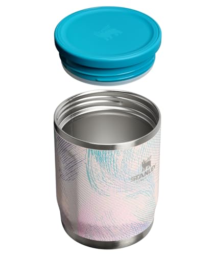 Image of STANLEY Adventure To-Go Food Jar 18 oz | Vacuum Insulated Food Container | Wide Mouth Screw On Lid | Packable for Travel | Stainless Steel with Leakproof Lid | BPA-Free | Sea Glass Plume