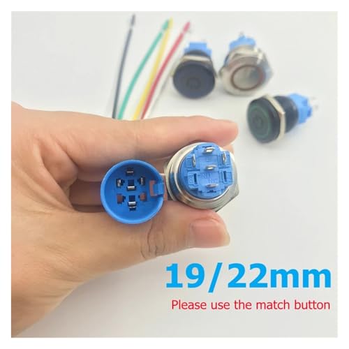 Fils pour interrupteur métallique 12mm et connecteur de câble stable
