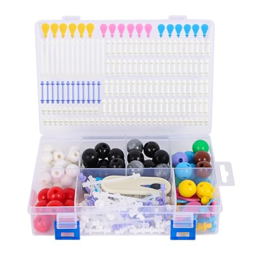 Mengger Modello molecolare set 207 Pcs Modellini Molecolarie struttura Chimica Organica Inorganica Kit Atomi e Molecole Modelli