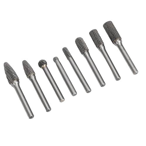Set de 8 fresas de carburo para madera y metal miniatura 6