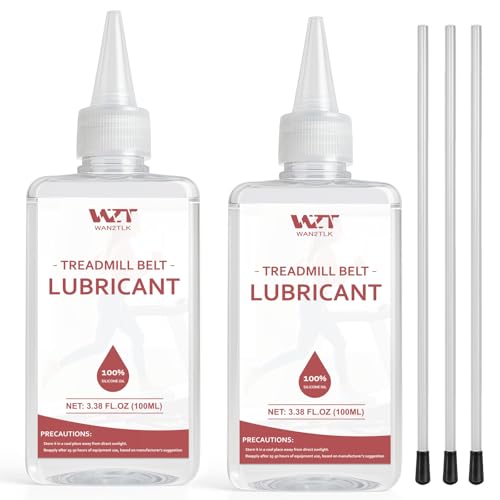LAMXIN Aceite para cinta de correr, 200 ml, resistente y estable, reduce la fricción, aceite de silicona, cinta de correr adecuada para todos los tipos de cinta de correr (con 3 mangueras)