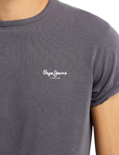 Pepe Jeans Original Basic 3N T-Shirt für Herren, Grau, Größe S – Ansicht 2