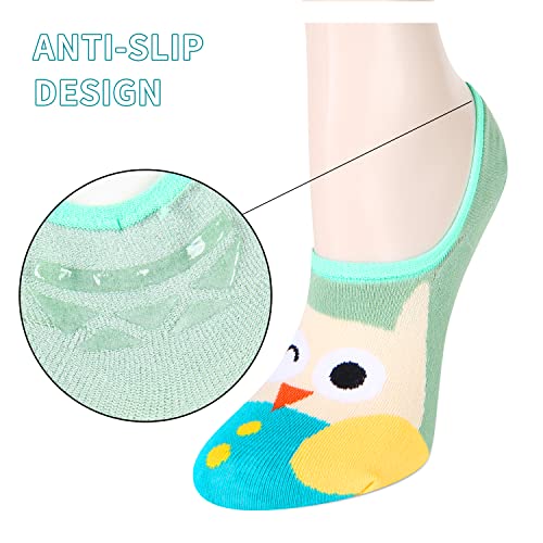 Benefeet Sox Funny No Show Socks Womens Girls Fun Animals Novelty Low Cut Socks Cute Crazy Sock Non Slip Christmas Gifts4