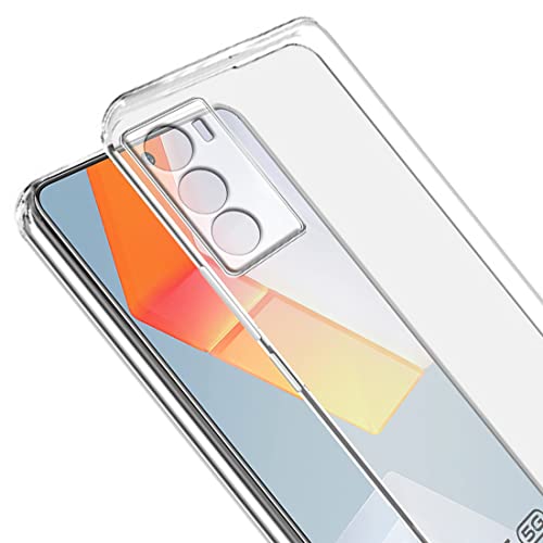 Image of Amazon Brand-Solimo Mobile Cover for Vivo iQOO 9 SE 5G (Soft & Shockproof Back Case with inbuilt Cushioned Edges), Transparent