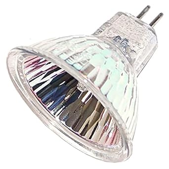 Artdecor Frosted Glass Halogen 3, 000 Life Hours 12 Volts Light Bulb (Length-46 mm, Width-5.1 cm, Clear)