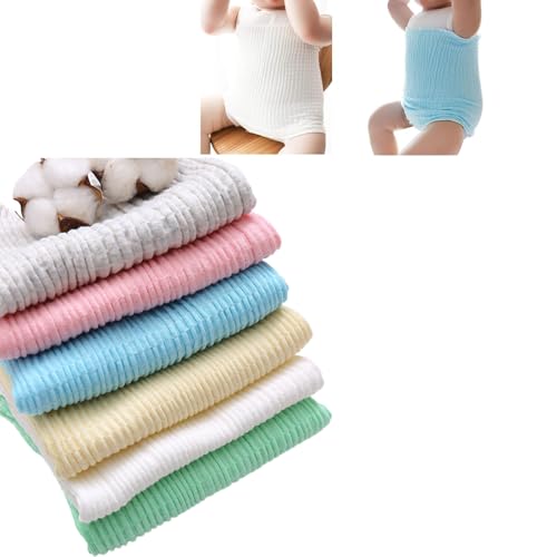 Image of Sunlunckystar Baby Girl Boy Belly Button Band Cotton Gtube Button Covers Umbilical Hernias Truss Belt