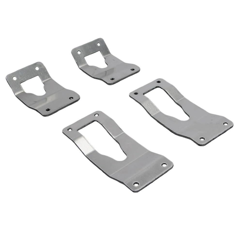 Porte bagages moto universel avec plaque de base et fixation rétractable