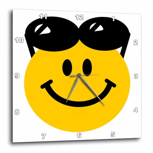 3dRose Smiling face with Sunglasses on top of Head -