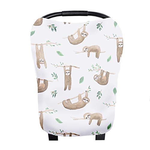 Image of Noah Multi-Use Cover: Car Seat, Nursing, Stroller Cover - Stretchy Fabric, All-Season, Stylish Designs, Easy Access