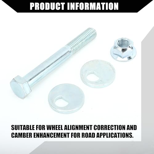 Hihaha Keilnutenwinkelbolzensatz Nr. 418256 für Dodg Ram 1500 1994-1999 / Vordere untere Sturzschraube/Langlebig / 1 Satz