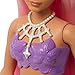 Barbie Dreamtopia Mermaid Doll with Curvy Body, Pink Hair, Ombre Tail & Headband Accessory