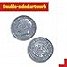 LEARNING ADVANTAGE - 7501 Learning Advantage, Play Half-Dollar Plastic Coins - Set of 50