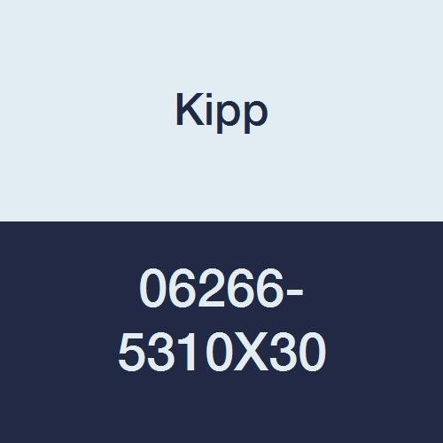 Kipp 06266-5310X30 Thermoplastic Novo-Grip Knurled Wheel, M10 External Thread, Bolt Steel, Style L, Inch, Size 3, 30 mm Screw Length, 63 mm Diameter, 71 mm Height, Anthracite Grey (Pack of 10)
