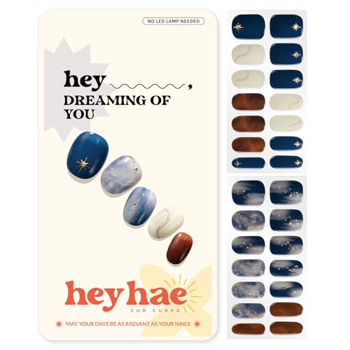 Heyhae Semi Cured Gel Nail Strips Dreaming of You