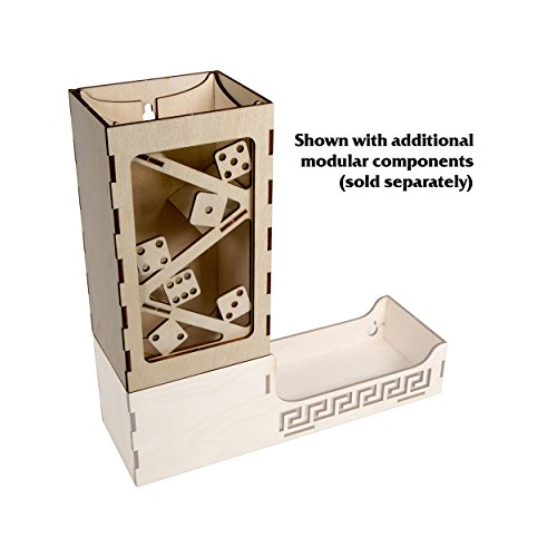 Gobelet modulaire en forme de dés avec rampe de lancer anti-perte - 3