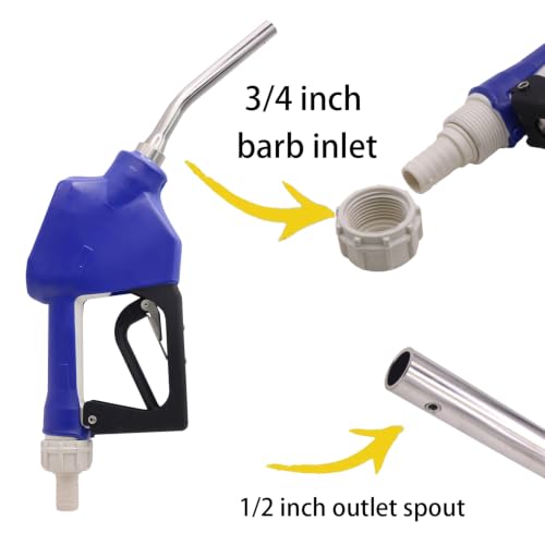 Image of DEF /Antifreeze Automatic Nozzle 3 /4 inchInch Inlet,Body in Acetal,with Stainless Steel 1 /2 inch(15mm) Spout and Max Flow Rate 12 GPM (DEF TRANSFER NOZZLE)