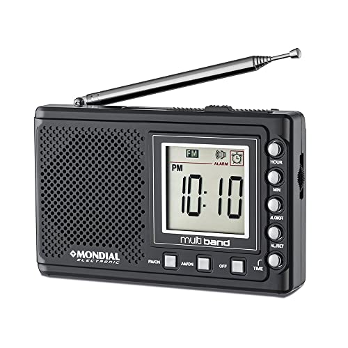 Rádio Portátil Mondial Multi Band 2 RP-04 Preto - 3V DC