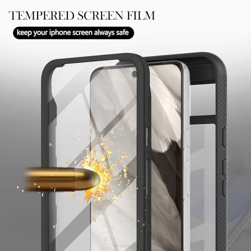 Sawiqpd Google Pixel 8 Case with Built-in Screen Protector - Image 3
