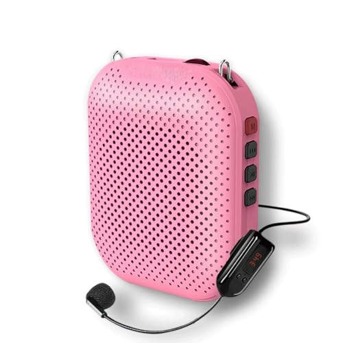 Altavoz acústico profesional rosa que elimina el eco en aulas y locales comerciales