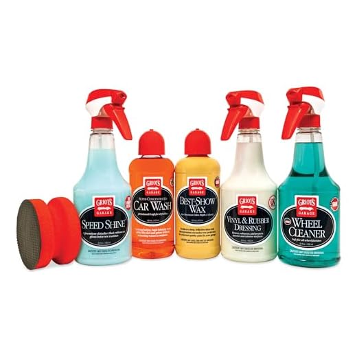 Griot's Garage Starter Car Care Kit, Vehicle Detailing Set, Includes Car Wash, Wax, Vehicle Detailer, Wheel Cleaner, Clay Bar, Vinyl and Rubber Dressing, 11131