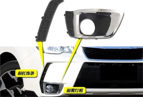 Cadre phare antibrouillard premium pour calandre avant Subaru Forester 2016
