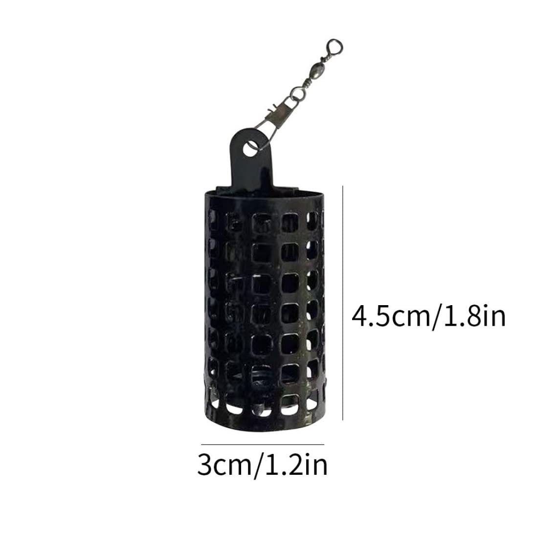 Caza de Pesca Caza de Metal Tackle de Pesca Titular de Pesca Cebador de Cebo Cesta de Trampa de Cebo 10 Piezas 20g Caza de señuelo de Pesca