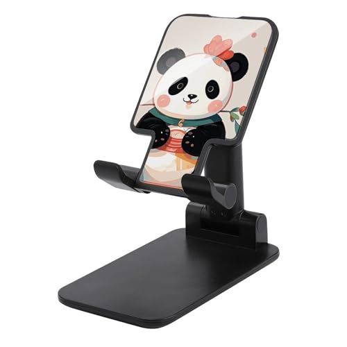 Support de téléphone pliable panda pour éviter les douleurs de cou