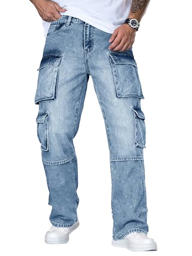 Image of Noble Monk Men's Denim Jeans | Stylish Casual Wear | Stretchable Cotton Trousers | Comfortable Everyday Pants | Travel, Outdoor & Streetwear