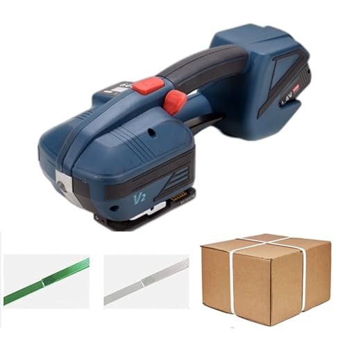 Reggiatrice elettrica, pressa Portatile con Batteria da 4000 mAh, tenditore Automatico da 400N-3200N, Schermo LCD