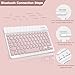 Bluetooth Keyboard for iPad 10th Generation, iPad Pro 13/12/11/10/9/8/7 inch, iPad Air 13/11th Gen, iPad mini, Samsung Xiaomi Tablets, etc. - Slim Wireless Portable Travel Office Computer Accessories