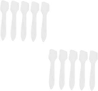 FOMIYES 400 Pçs Máscara Espátula Creme Espátula Máscara De Beleza Colher Colher Cosmética Colher De Maquiagem Loção Espátula Creme Colher Espátula De Maquiagem Colher Facial Máscara De