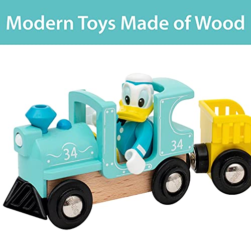 BRIO 32260 Donald & Daisy Duck Zug - Farbenfrohe Lokomotive mit Waggon und den beliebten Disney-Charakteren Donald und… - Image 5