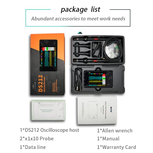 SainSmart DS212 Pocket Size Portable Handheld Mini Digital Storage Oscilloscope