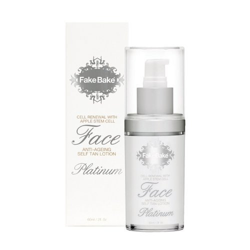 Fake Bake Platinum Face Anti-Aging Self Tan Lotion, 2 Ounce
